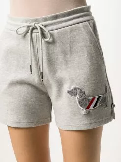 Thom Browne Hector Icon patch shorts