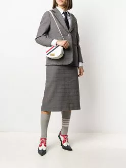 Thom Browne small shoulder saddle bag