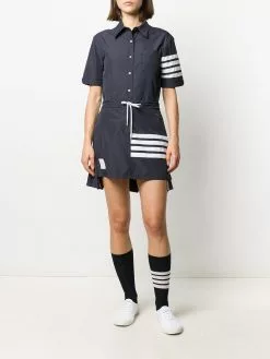Thom Browne 4-Bar short sleeve shirt