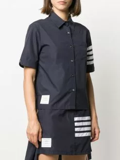 Thom Browne 4-Bar short sleeve shirt