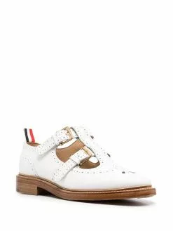 Thom Browne 2-Strap T-bar Mary Janes
