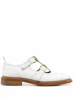 Thom Browne 2-Strap T-bar Mary Janes