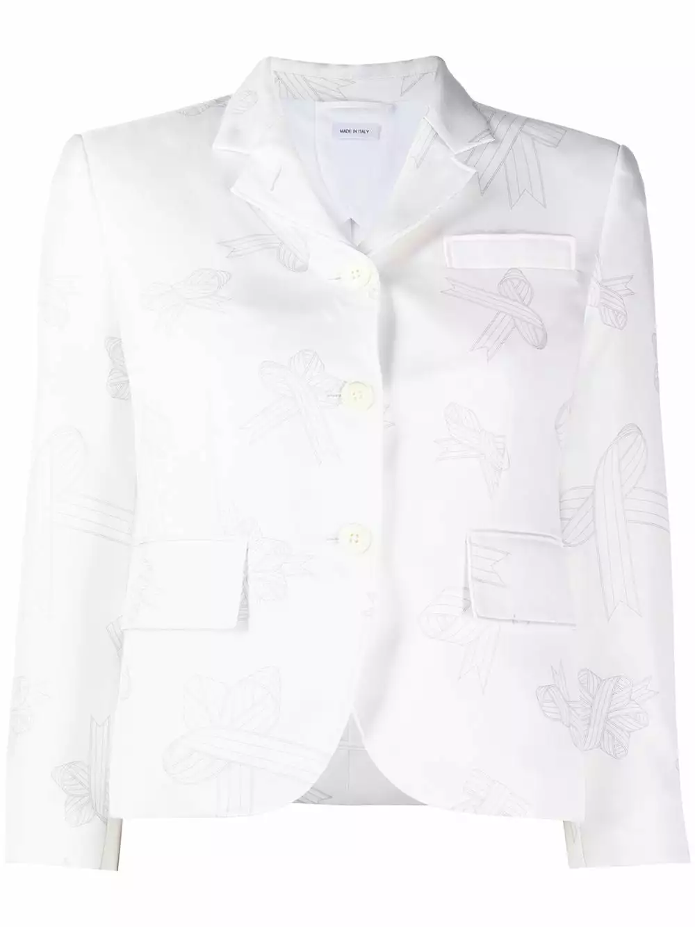 Thom Browne RWB bow single breasted blazer blazers of women 1 Thom Browne RWB-bow single-breasted blazer