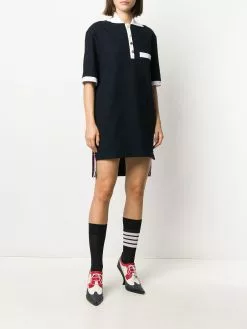 Thom Browne RWB stripe polo dress dresses of women 9 Thom Browne RWB-stripe polo dress