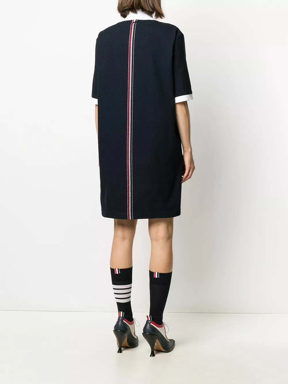 Thom Browne RWB stripe polo dress dresses of women 4 Thom Browne RWB-stripe polo dress