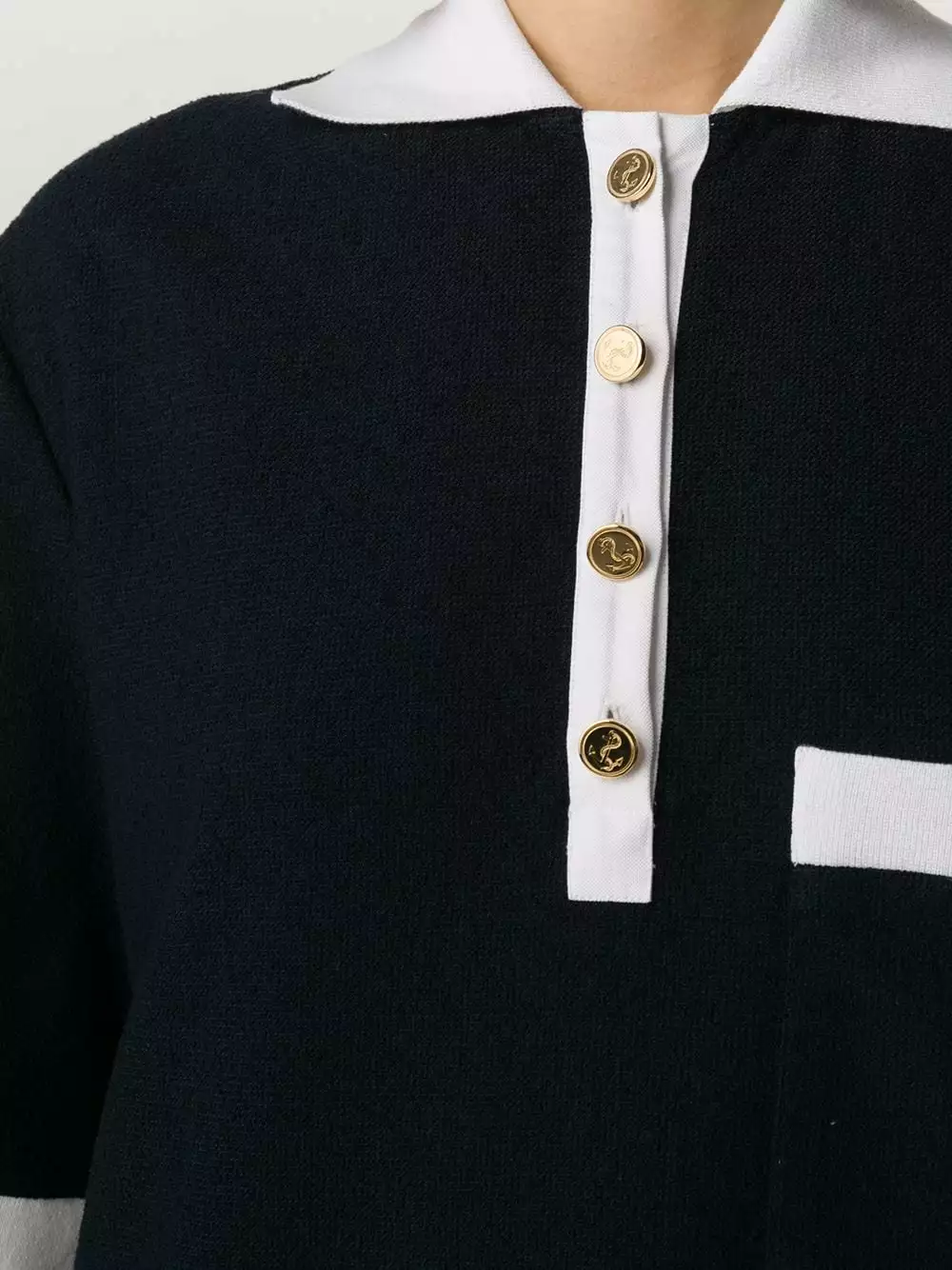 Thom Browne RWB stripe polo dress dresses of women 5 Thom Browne RWB-stripe polo dress