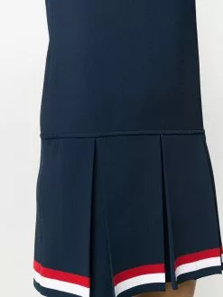 Thom Browne RWB-stripe pleated dress