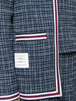Thom Browne Hairline check tweed jacket tweed jackets of women 9 Thom Browne hairline-check tweed jacket