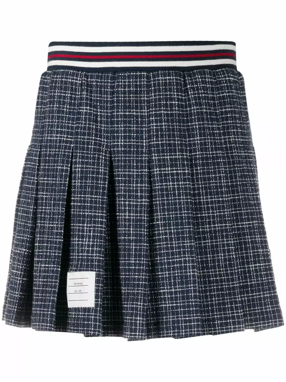 Thom Browne Hairline check pleated skirt pleated skirts of women 1 Thom Browne hairline-check pleated skirt