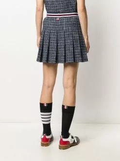 Thom Browne Hairline check pleated skirt pleated skirts of women 8 Thom Browne hairline-check pleated skirt