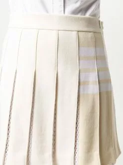 Thom Browne 4-Bar pleated mini skirt