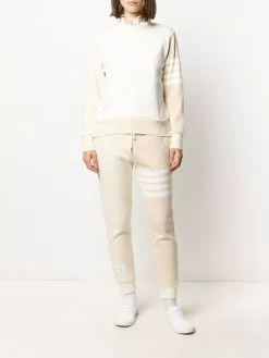 Thom Browne Funmix engineer 4-Bar stripe track pants