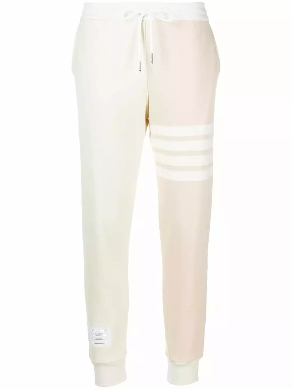 Thom Browne Funmix engineer 4 Bar stripe track pants of women 1 Thom Browne Funmix engineer 4-Bar stripe track pants