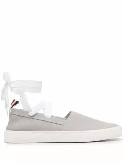 Thom Browne removable tie espadrille sneakers