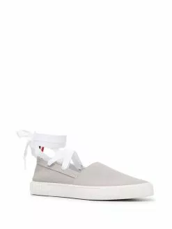 Thom Browne removable tie espadrille sneakers