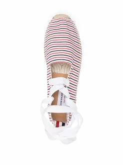 Thom Browne removable ankle tie espadrilles