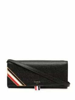 Thom Browne RWB flap clutch