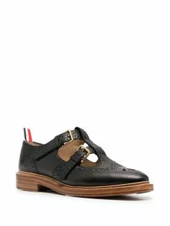Thom Browne 2-strap T-bar Mary Janes