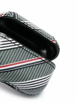 Thom Browne stripe-pattern AirPods case