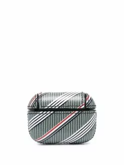 Thom Browne stripe-pattern AirPods case