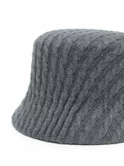 Thom Browne cable knit bucket hat