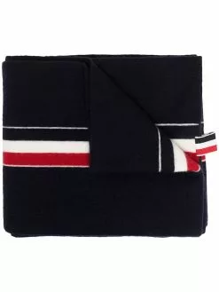 Thom Browne RWB tri-stripe ribbon scarf