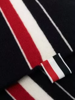 Thom Browne RWB tri-stripe ribbon scarf
