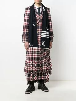 Thom Browne Hector wool scarf