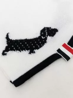 Thom Browne Hector motif wraparound scarf