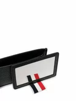 Thom Browne Grosgrain loop leather mirror case wallets & billfolds of men 5 Thom Browne Grosgrain loop leather mirror case