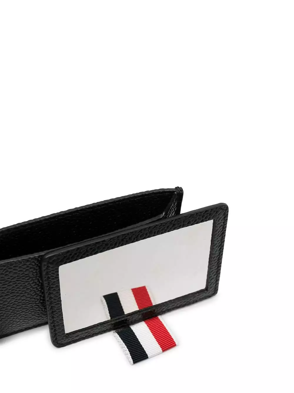 Thom Browne Grosgrain loop leather mirror case wallets & billfolds of men 3 Thom Browne Grosgrain loop leather mirror case