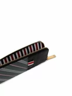 Thom Browne striped zip wallet
