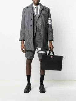 Thom Browne pebbled calf leather backpack