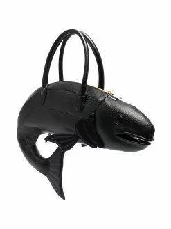 Thom Browne fish-silhouette leather tote bag