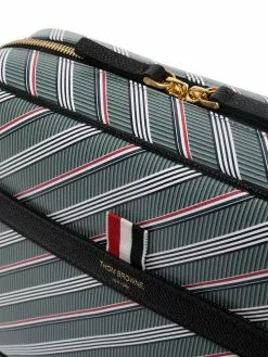 Thom Browne striped messenger bag