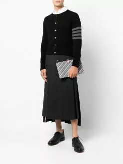 Thom Browne striped clutch bag