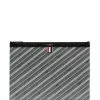 Thom Browne striped logo-print pouch