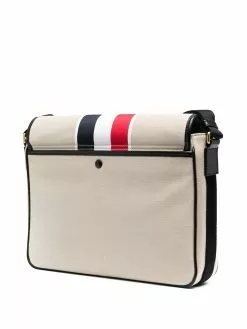 Thom Browne RWB stripe messenger bag