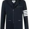 Thom Browne half-zip hooded performance jacket