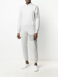 Thom Browne 4-Bar stripe cotton track pants
