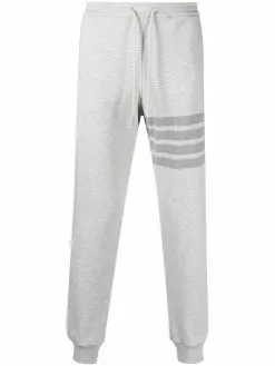 Thom Browne 4-Bar stripe cotton track pants
