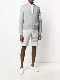Thom Browne 4-Bar motif drawstring track shorts