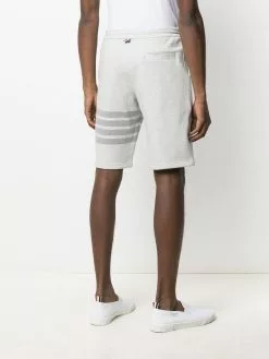 Thom Browne 4-Bar motif drawstring track shorts
