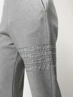 Thom Browne RWB embroidered stripe track pants