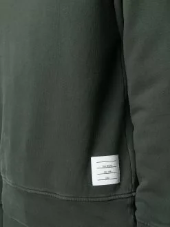 Thom Browne logo-patch cotton sweatshirt