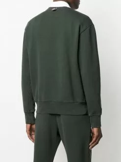 Thom Browne logo-patch cotton sweatshirt