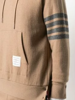 Thom Browne 4-Bar drawstring hoodie