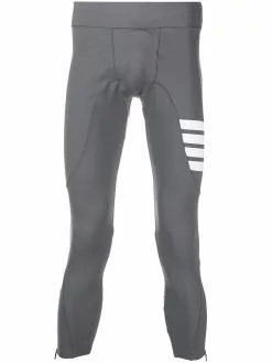 Thom Browne 4-Bar stripe lightweight compression tights