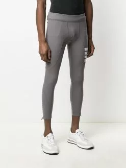 Thom Browne 4-Bar stripe lightweight compression tights