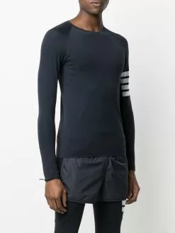 Thom Browne signature 4 stripe performance top
